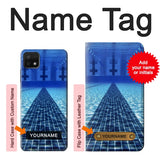 Samsung Galaxy A22 5G Hard Case Swimming Pool with custom name