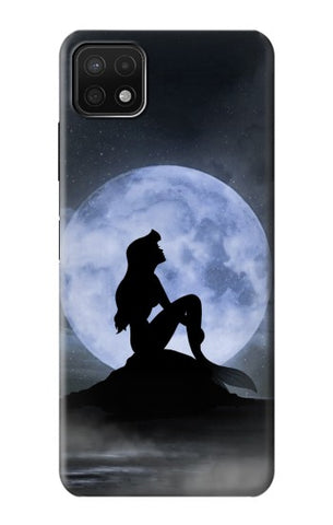 Samsung Galaxy A22 5G Hard Case Mermaid Moon Night