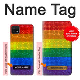 Samsung Galaxy A22 5G Hard Case Rainbow Gay LGBT Pride Flag with custom name