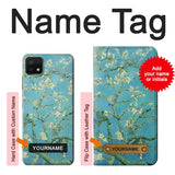 Samsung Galaxy A22 5G Hard Case Vincent Van Gogh Almond Blossom with custom name