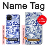 Samsung Galaxy A22 5G Hard Case Willow Pattern Illustration with custom name