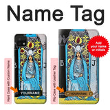 Samsung Galaxy A22 5G Hard Case The High Priestess Vintage Tarot Card with custom name