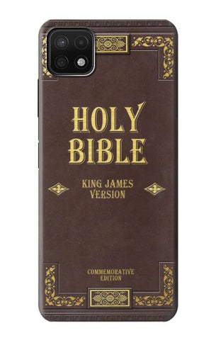 Samsung Galaxy A22 5G Hard Case Holy Bible Cover King James Version