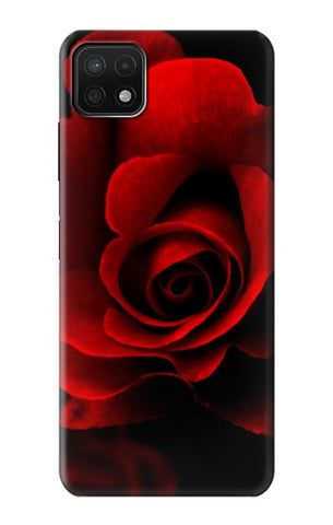 Samsung Galaxy A22 5G Hard Case Red Rose