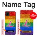Samsung Galaxy A22 5G Hard Case Rainbow Lesbian Pride Flag with custom name