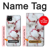 Samsung Galaxy A22 5G Hard Case Bloody Marble with custom name