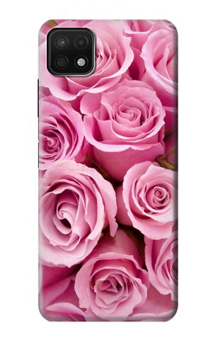 Samsung Galaxy A22 5G Hard Case Pink Rose