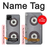 Samsung Galaxy A22 5G Hard Case Cassette Tape with custom name