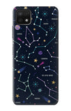 Samsung Galaxy A22 5G Hard Case Star Map Zodiac Constellations