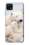 Samsung Galaxy A22 5G Hard Case Polar Bear Hug Family