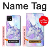 Samsung Galaxy A22 5G Hard Case Unicorn with custom name