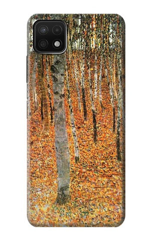 Samsung Galaxy A22 5G Hard Case Gustav Klimt Birch Forest