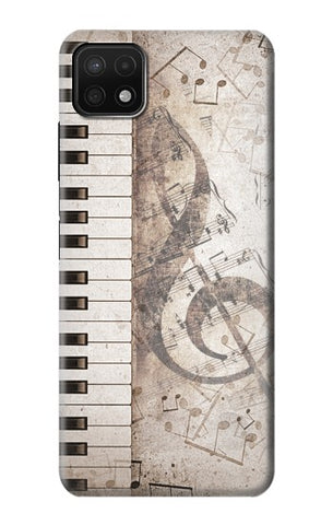Samsung Galaxy A22 5G Hard Case Music Note