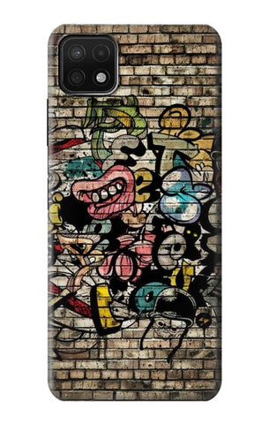 Samsung Galaxy A22 5G Hard Case Graffiti Wall