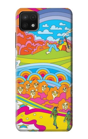 Samsung Galaxy A22 5G Hard Case Hippie Art