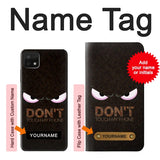 Samsung Galaxy A22 5G Hard Case Do Not Touch My Phone with custom name