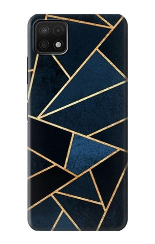 Samsung Galaxy A22 5G Hard Case Navy Blue Graphic Art