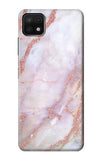 Samsung Galaxy A22 5G Hard Case Soft Pink Marble Graphic Print