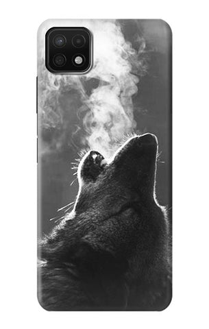 Samsung Galaxy A22 5G Hard Case Wolf Howling