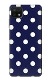 Samsung Galaxy A22 5G Hard Case Blue Polka Dot