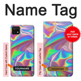 Samsung Galaxy A22 5G Hard Case Holographic Photo Printed with custom name