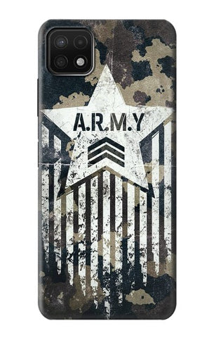 Samsung Galaxy A22 5G Hard Case Army Camo Camouflage