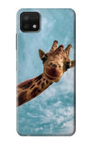 Samsung Galaxy A22 5G Hard Case Cute Smile Giraffe