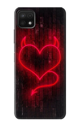 Samsung Galaxy A22 5G Hard Case Devil Heart
