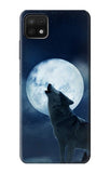 Samsung Galaxy A22 5G Hard Case Grim White Wolf Full Moon