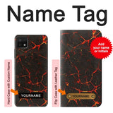 Samsung Galaxy A22 5G Hard Case Lava Magma with custom name