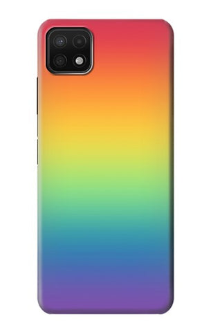 Samsung Galaxy A22 5G Hard Case LGBT Gradient Pride Flag