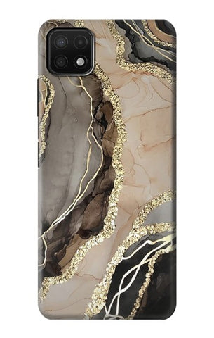 Samsung Galaxy A22 5G Hard Case Marble Gold Graphic Printed