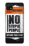 Samsung Galaxy A22 5G Hard Case No Stupid People