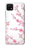 Samsung Galaxy A22 5G Hard Case Pink Cherry Blossom Spring Flower