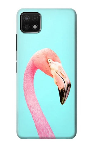 Samsung Galaxy A22 5G Hard Case Pink Flamingo