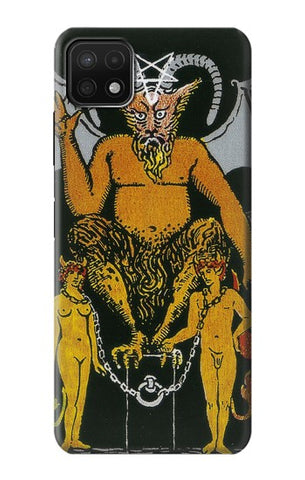 Samsung Galaxy A22 5G Hard Case Tarot Card The Devil