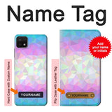 Samsung Galaxy A22 5G Hard Case Trans Flag Polygon with custom name