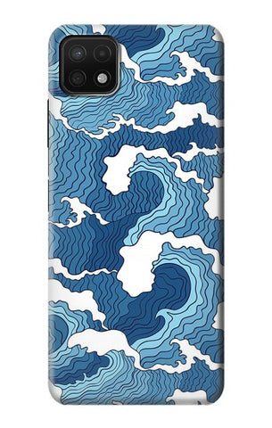 Samsung Galaxy A22 5G Hard Case Wave Pattern