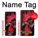 Samsung Galaxy A22 5G Hard Case Chicken Rooster with custom name