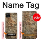 Samsung Galaxy A22 5G Hard Case PCB Print Design with custom name