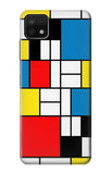 Samsung Galaxy A22 5G Hard Case Piet Mondrian Line Art Composition