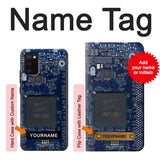 Samsung Galaxy A02s, M02s Hard Case Board Circuit with custom name