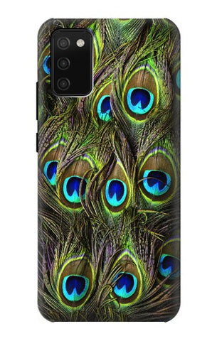 Samsung Galaxy A02s, M02s Hard Case Peacock Feather