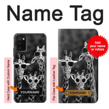 Samsung Galaxy A02s, M02s Hard Case Giraffes With Sunglasses with custom name