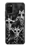 Samsung Galaxy A02s, M02s Hard Case Giraffes With Sunglasses