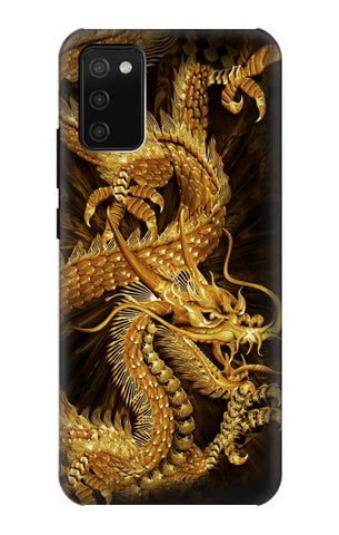 Samsung Galaxy A02s, M02s Hard Case Chinese Gold Dragon Printed