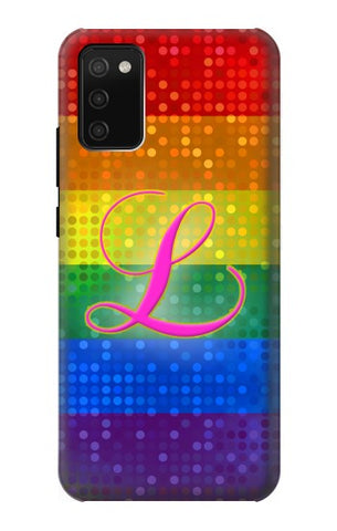 Samsung Galaxy A02s, M02s Hard Case Rainbow Lesbian Pride Flag