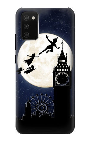 Samsung Galaxy A02s, M02s Hard Case Peter Pan Fly Fullmoon Night