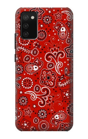 Samsung Galaxy A02s, M02s Hard Case Red Bandana