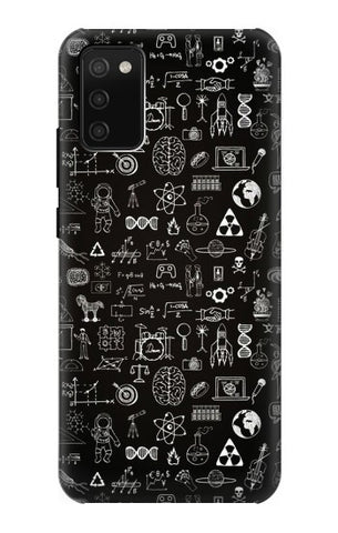 Samsung Galaxy A02s, M02s Hard Case Blackboard Science